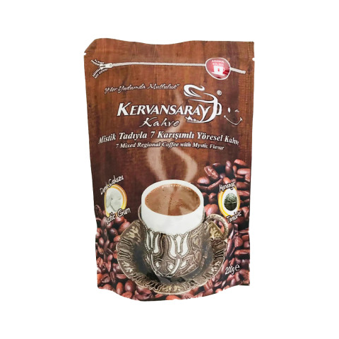Kervansaray 7 Karışımlı Yöresel Kahve(Damla Sakızlı) 250 gr