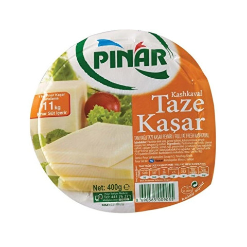Pınar Taze Kaşar Peyniri 400 Gr