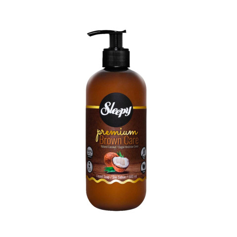Sleepy Premium Brown Care Serisi Sıvı Sabun Hindistan Cevizi Özlü 500 ml.