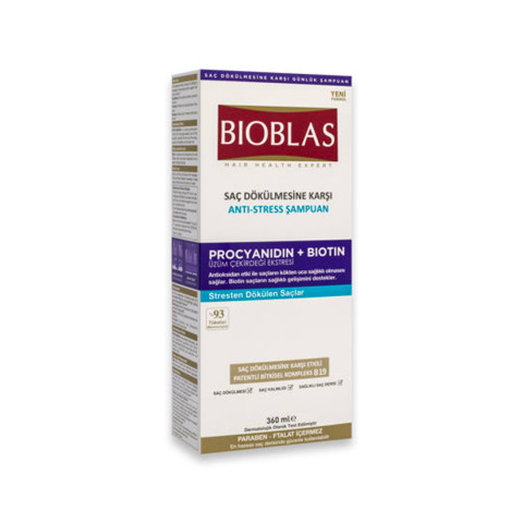 Bioblas Üzüm Çekirdeği Özlü Procyanidin + Biotin Şampuanı 360 ml