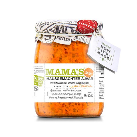 Mama's Acılı Ev Tipi Ajvar 550 gr