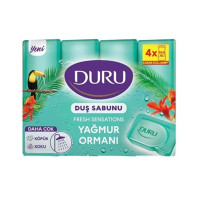 Duru Fresh Sensation Yağmur Ormanı Duş ve Banyo Sabunu 4 x 150 gr